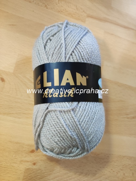 pletací příze Klasik 50g šedá světlá 130